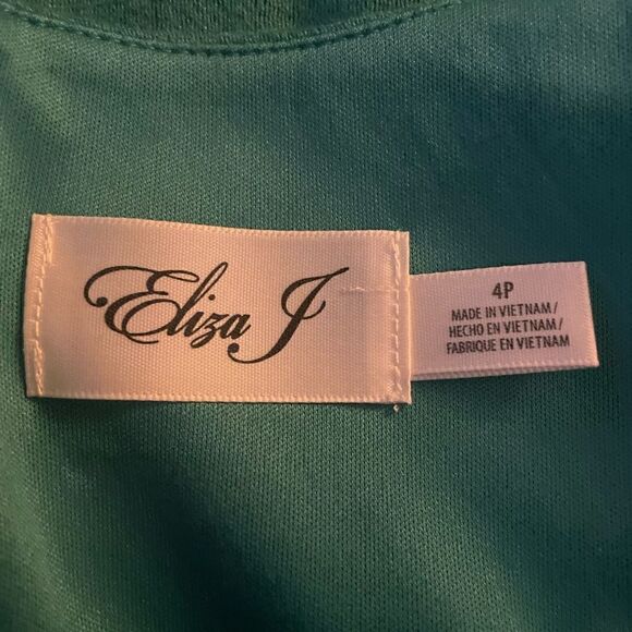 ELIZA J LACE A-LINE GREEN SHIFT DRESS - Picture 5 of 5